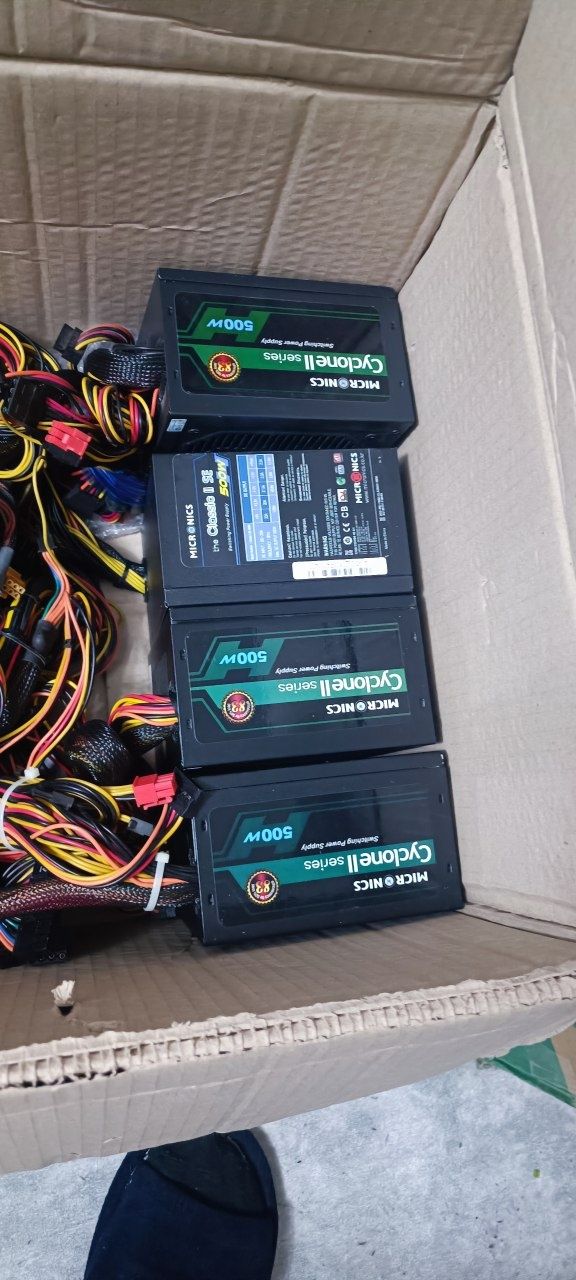 Продаю новые (без коробки) блок питания 500W 80+