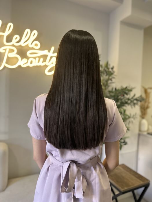 Наращивание волос стилист парикмахер