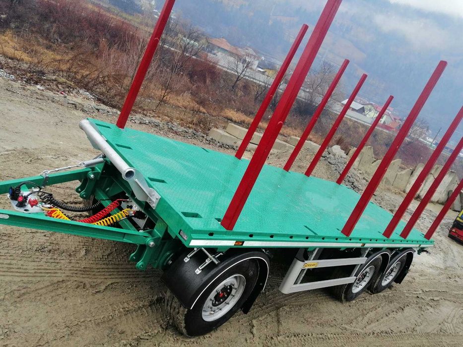 Remorci forestiere ZASLAW-platformă - OFERTA SPECIALA - stoc 2025 !