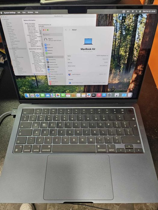 Hope Amanet P5-Laptop Apple Macbook Air 13-M3 , 16 RAM , 256 SSD