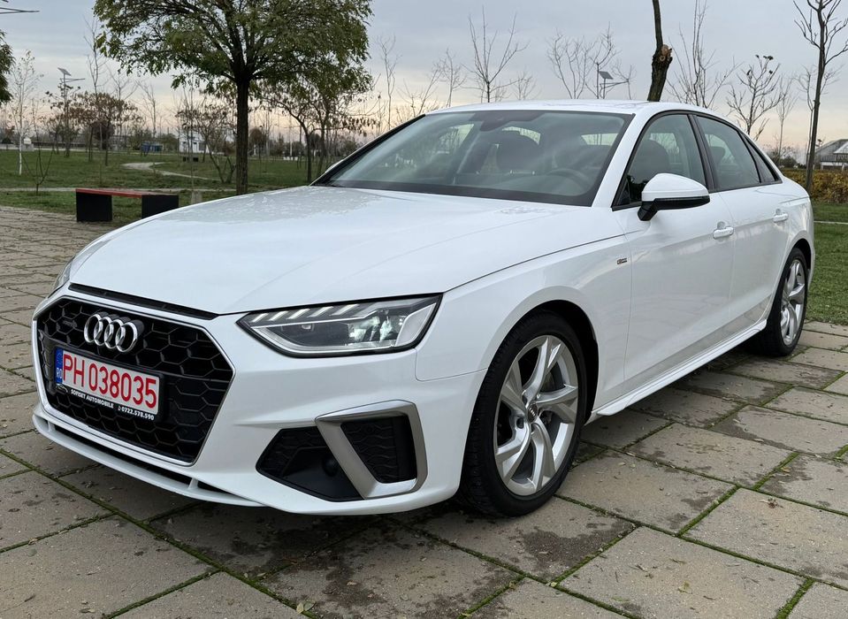 Audi A4 40 TDI 204 Cp,quattro S tronic S-line,An model 2021 cu dotări premium