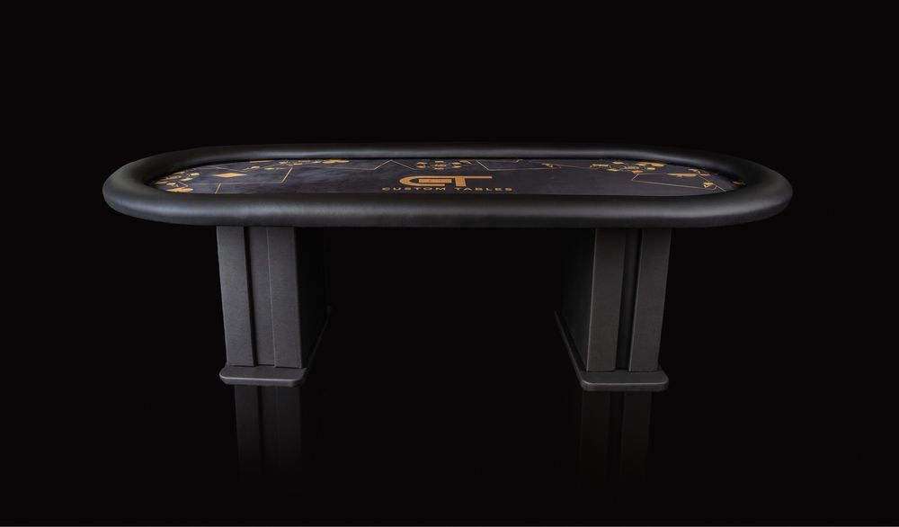 Masa poker personalizata CustomTables.eu livrare 24 ore LOGO tau stoc