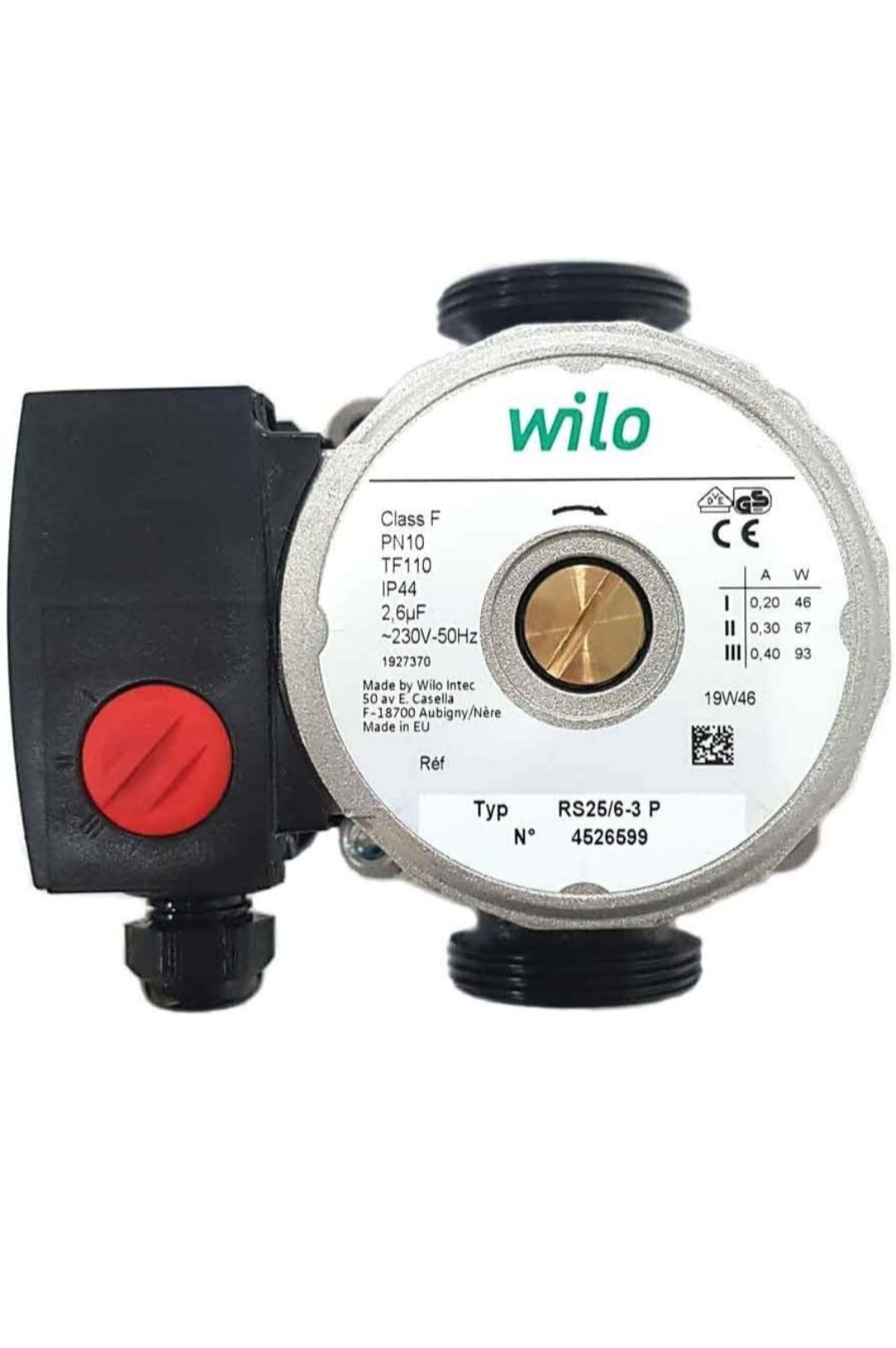 Wilo RS 25 6 3P, pompă de încălzire de înaltă eficiență