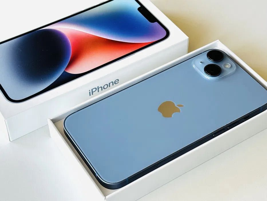 НОВ! Iphone 14 128GB Blue 128GB Гаранция 1 година