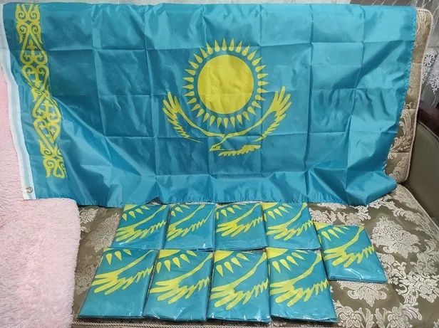 Флаги Казахстана нлвые