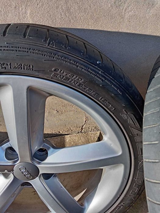 Jante Audi marca Ronal R18 cu anvelope de vara, dot 2021, 245/40ZR18
