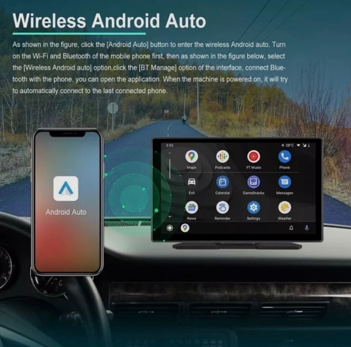 Мултимедия Android CarPlay 9 Инча