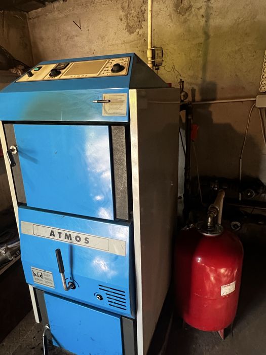 Centrala cazan pe lemne si carbune cu gazeificare Atmos c 50 s 50 kw