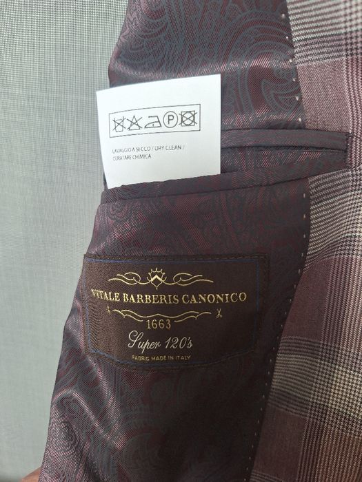 Costum lână Bigotti 54/1, slim body, smart casual