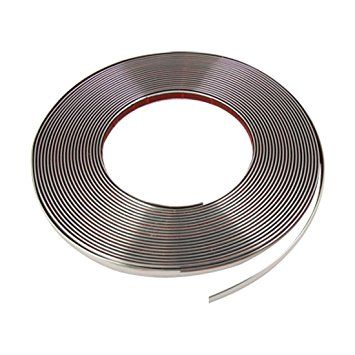 Rola ornament nichel/crom cu adeziv 10mmx15m