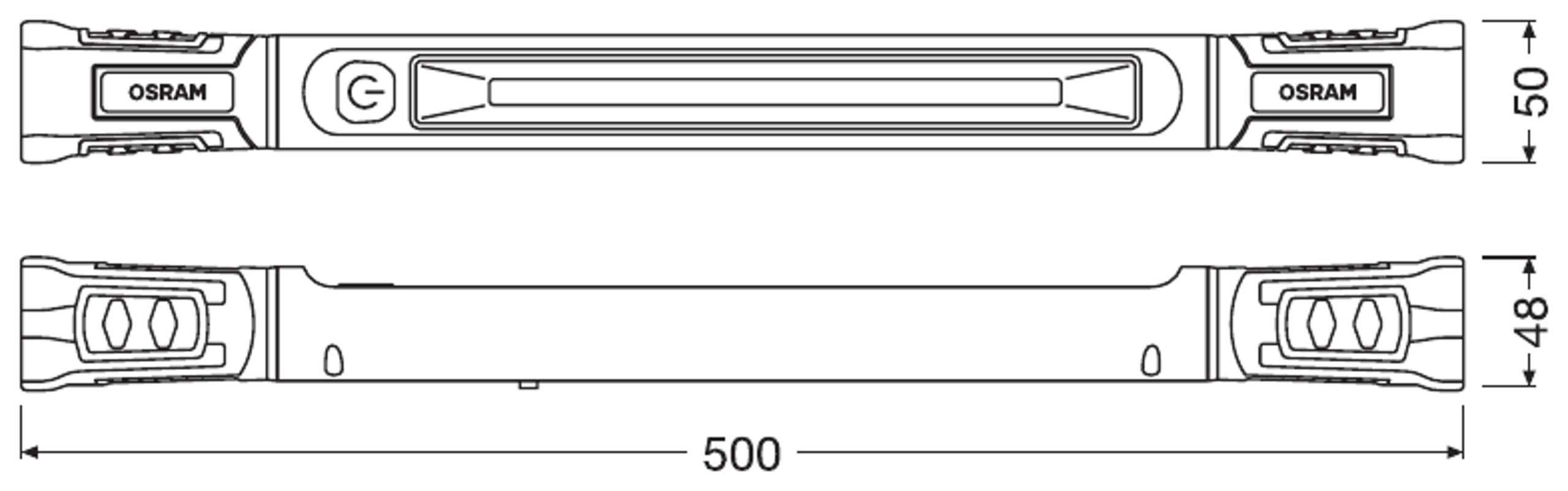 OSRAM LEDinspect UTILITY1000-мощна проф. сервизна лампа 1000lm/Li-ion