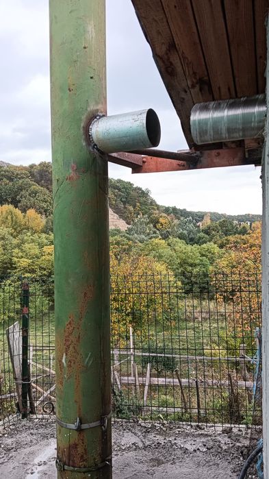 Centrala pe lemne + boiler electric Bosch 120l