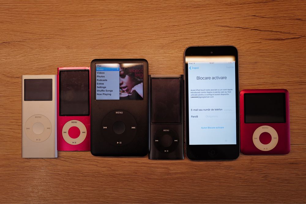 Lot Apple Ipod 6 buc Classic gen 7 Nano gen 5 si 3 red product Touch