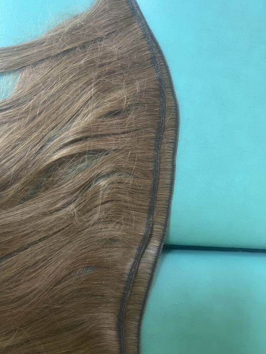 Естествена коса- натурално конячено русо!