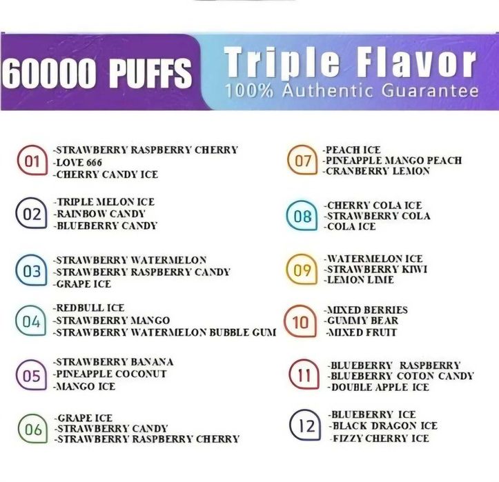 Vape WASPE 60000 - 3 in 1 - ORIGINAL
