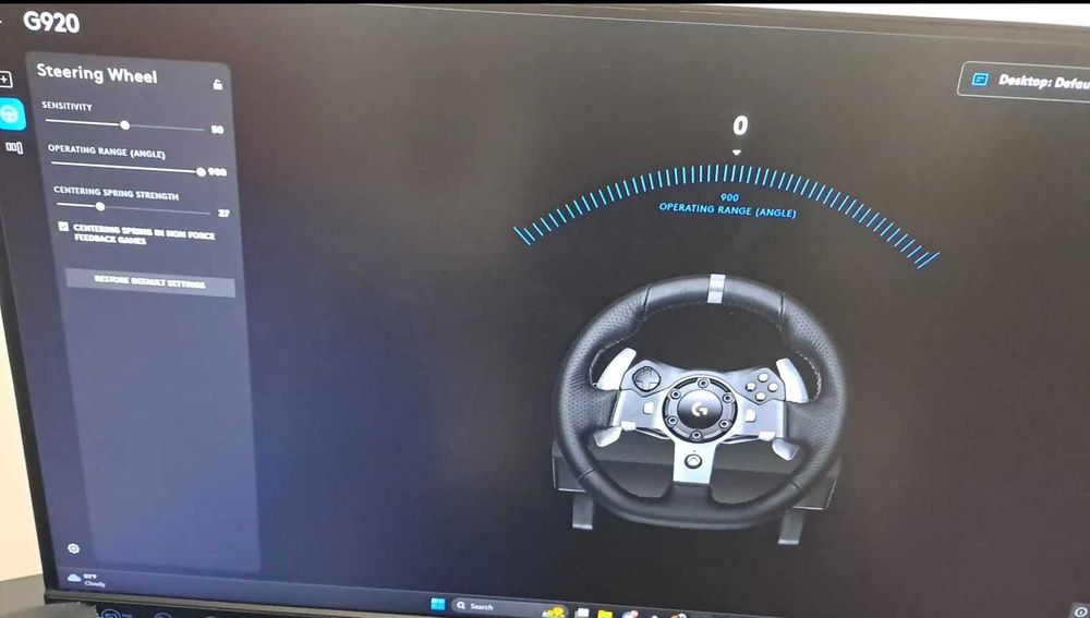 Volan Logitech Driving Force G920 + schimbator