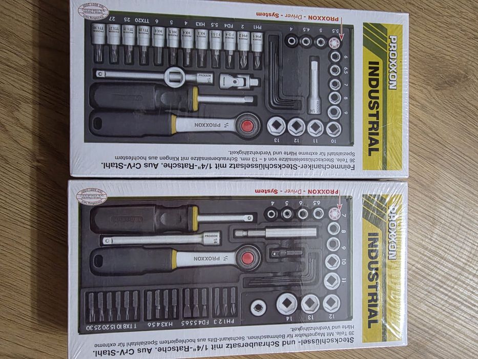Trusa cu tubulare si biti Proxon
