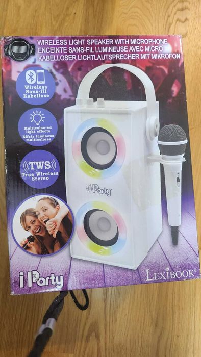 Boxa + microfon pentru karaoke