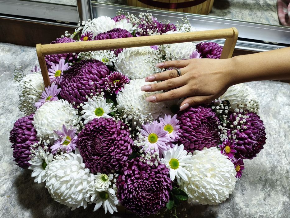 Хризантема микс цветы