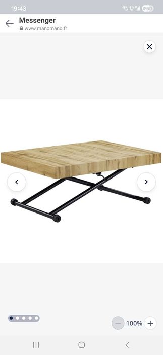 Masa 2 in 1 , cafea si cina