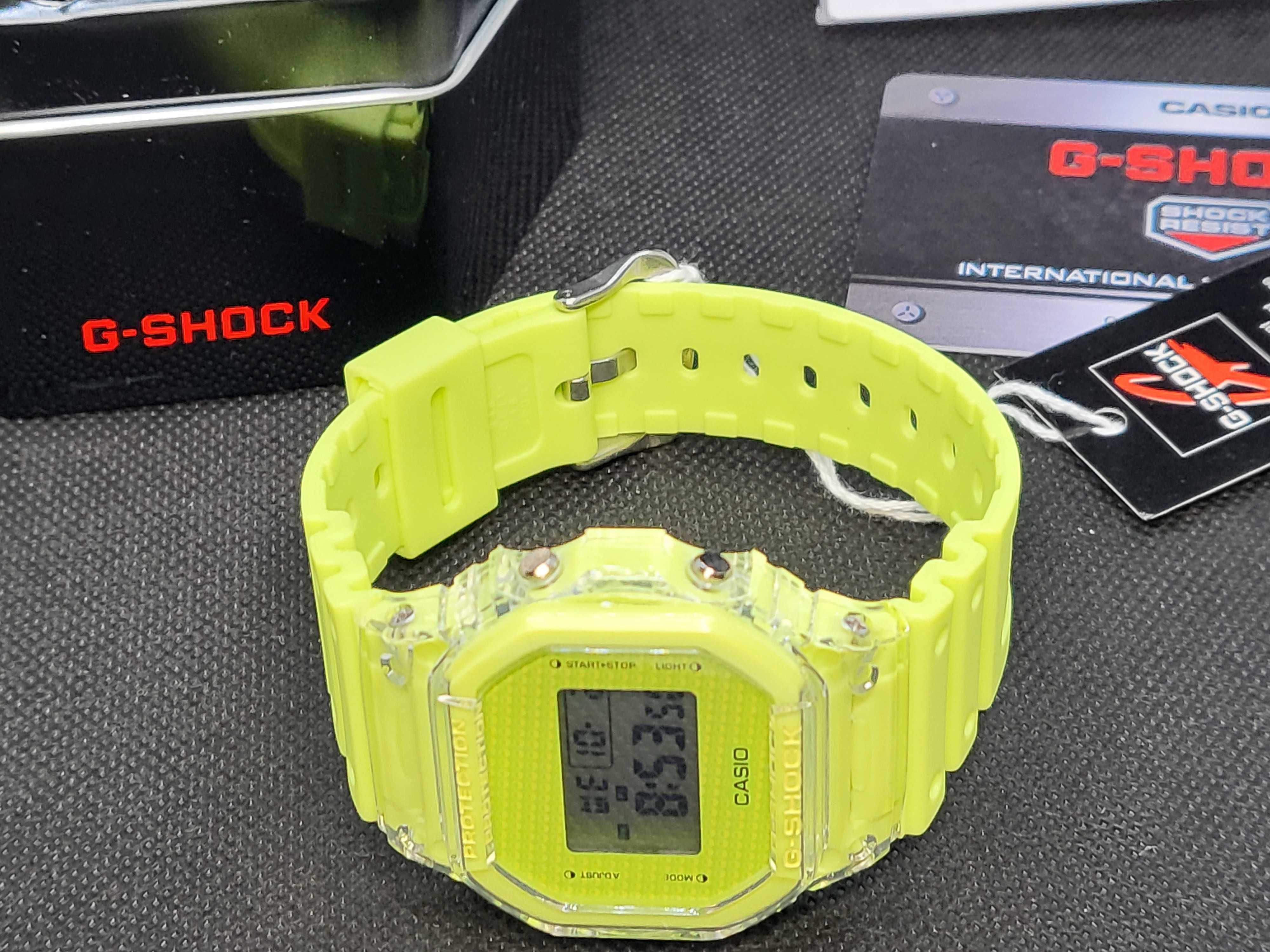 CEAS Casio g shock dw 5600 Neon Yellow ,Nou, Garantie