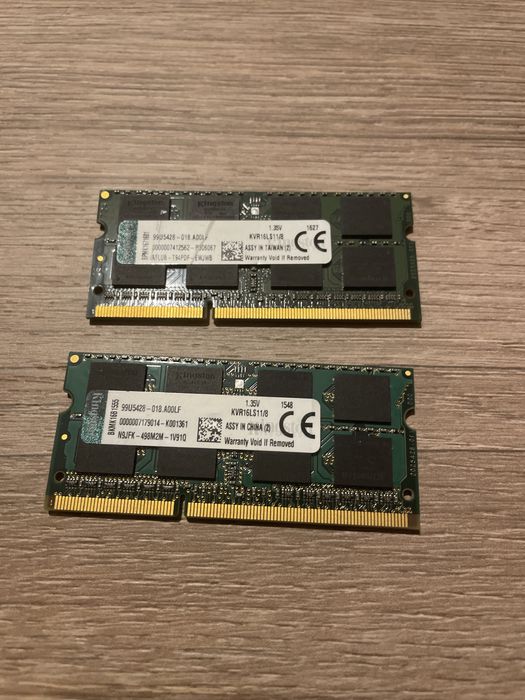 Kit 16gb RAM Kingstone DDR3L