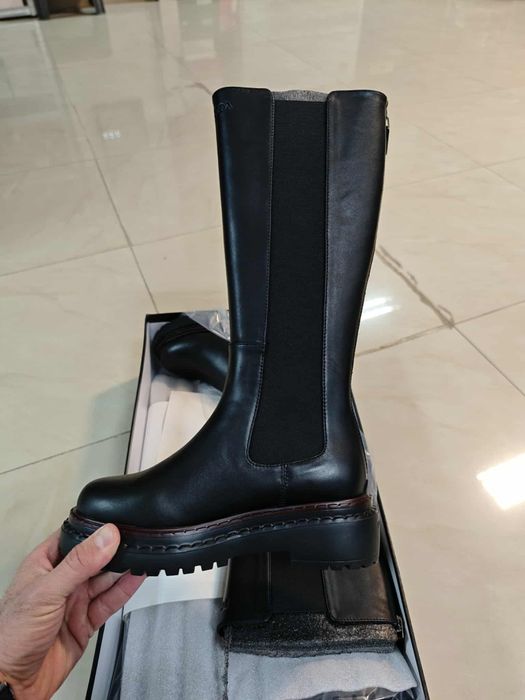 Дамски ботуши Prada Естествена Кожа