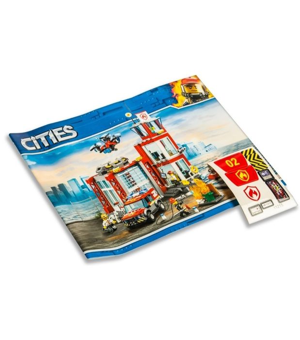 Конструктор Lego Cities «Пожарное депо» 533 деталей.