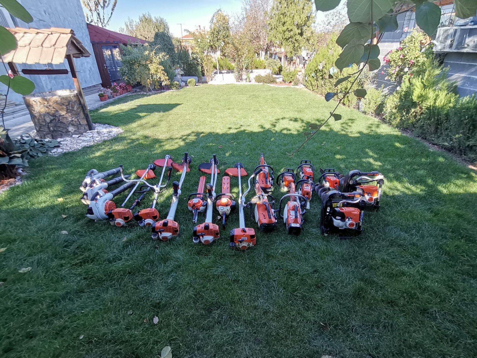 stihl фугорез ъглошлайф, духалка, резачка, храсторез коса  свредел щил