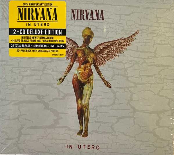 2xCD Nirvana - In Utero (1993) Deluxe Edition, 30th Anniversary