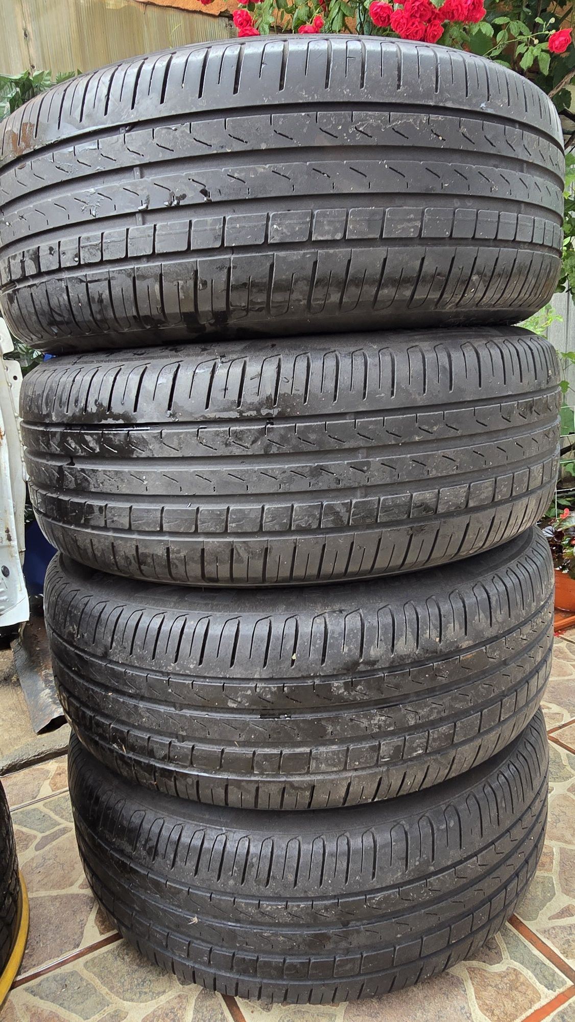 Jante aliaj bmw g30 g31 anvelope vara 225 55 r17 roti seria 5x112