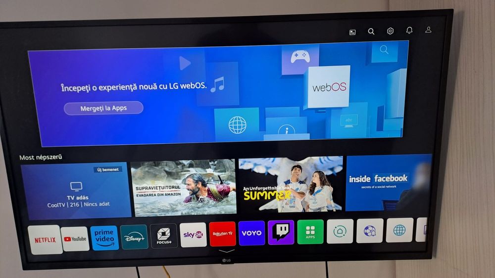 Vând televizor LG 4K 108 cm