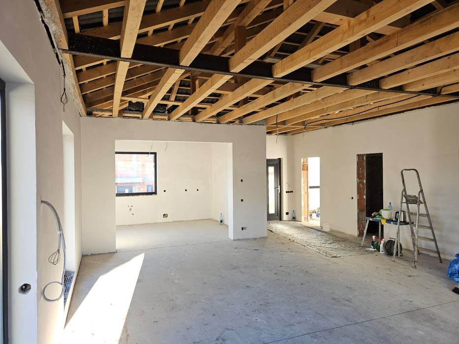 Casă single modernă, pe un nivel, 120 mp utili + terasă, 4 km de Sibiu