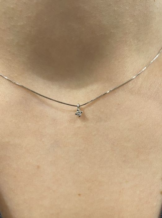 Pandantiv diamant aur 18k