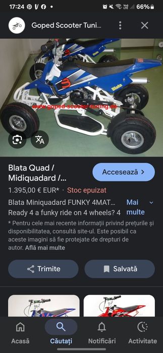 Vânt atv benzina 49 cc blata miniquad