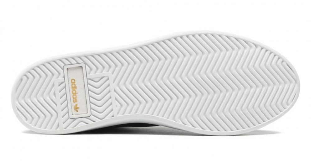 Adidas sleek mid negri piele naturală noi în cutie mar.40