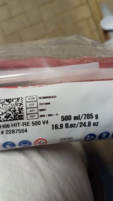 Ancora chimica HILTI...Pistol ancora chimică HILTI