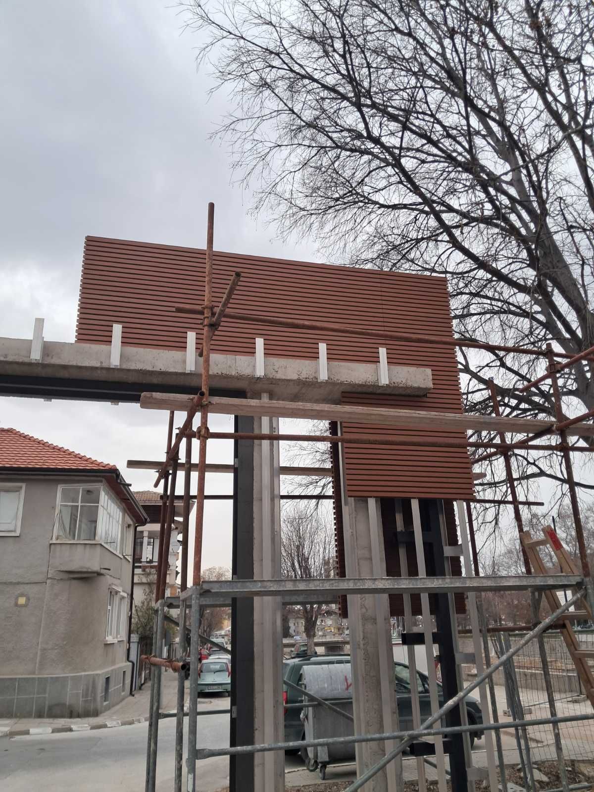 Фасадна композитна ламперия WPC