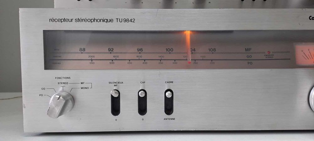 Continental Edison TU 9842 tuner radio analog pt amplificator scala