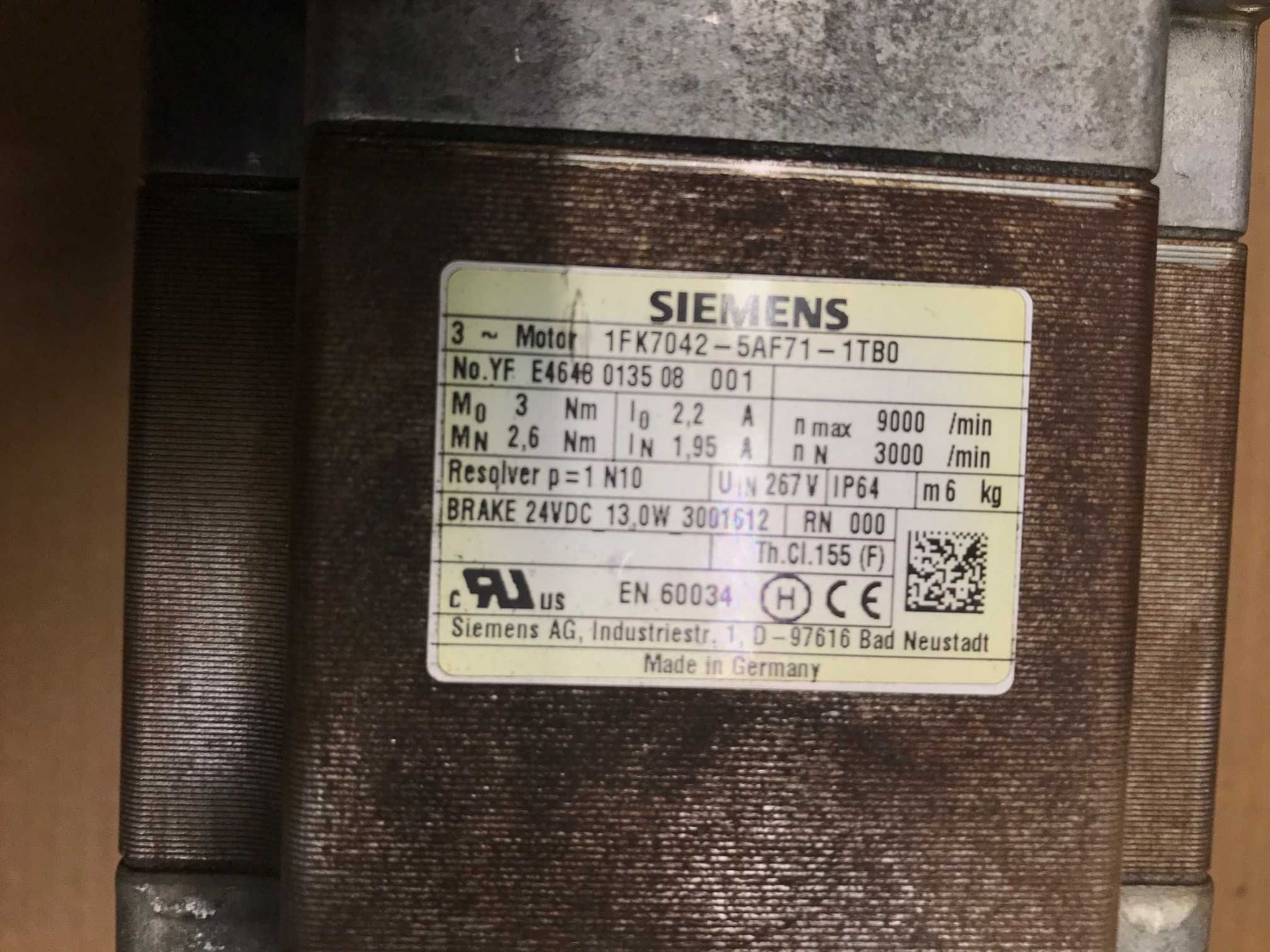 Серво мотор Siemens 1FK7042-5AF71-1TB0