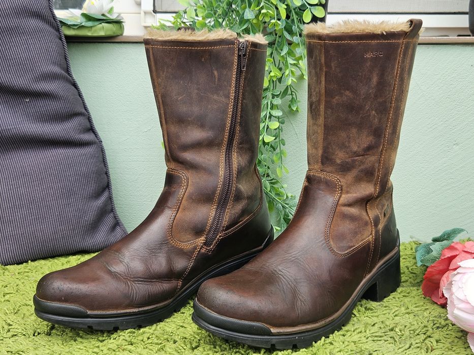 Marc топли ботуши естествена кожа N40