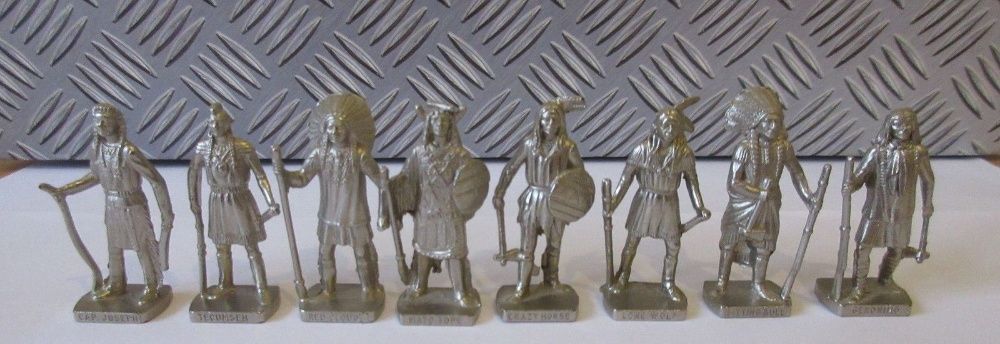 Колекция от метални фигурки на войници от шок. яйце Киндер Сюрприз KI