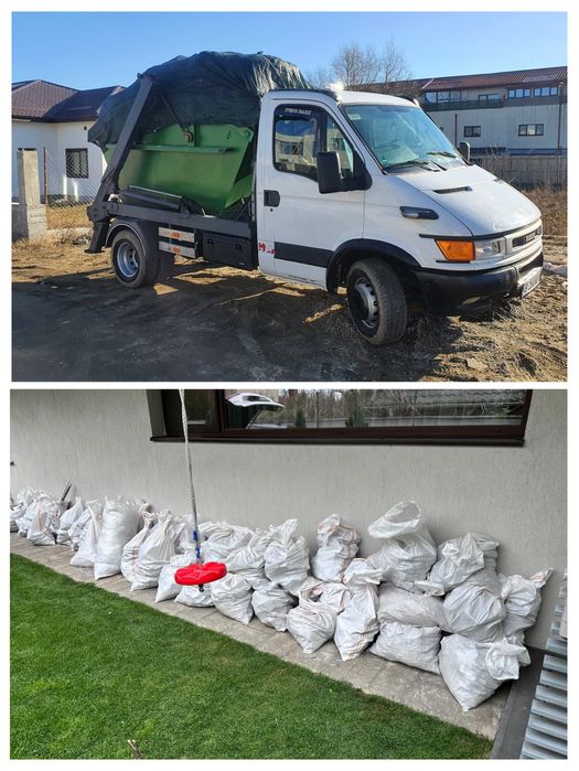 Container tomberon transport moloz gunoi, debarasării,nisip pietriș