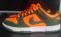 nike air dunk low Gorge Green and Total Orange