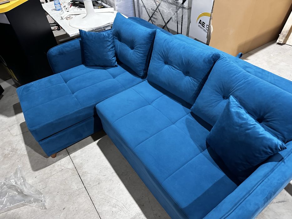 Ъглов диван с функция сън и ракла – наличен на склад – 590лв.