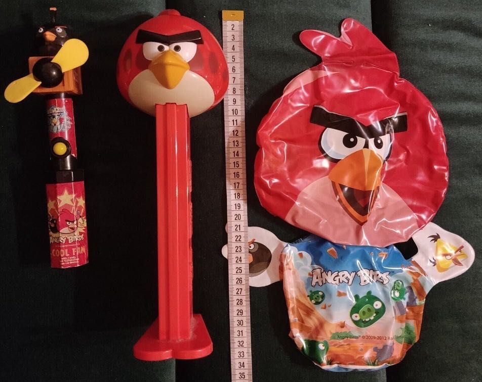 Set 9 Figurine ANGRY BIRDS: 6 MC Donalds ROVIO + 3 Figurine mari