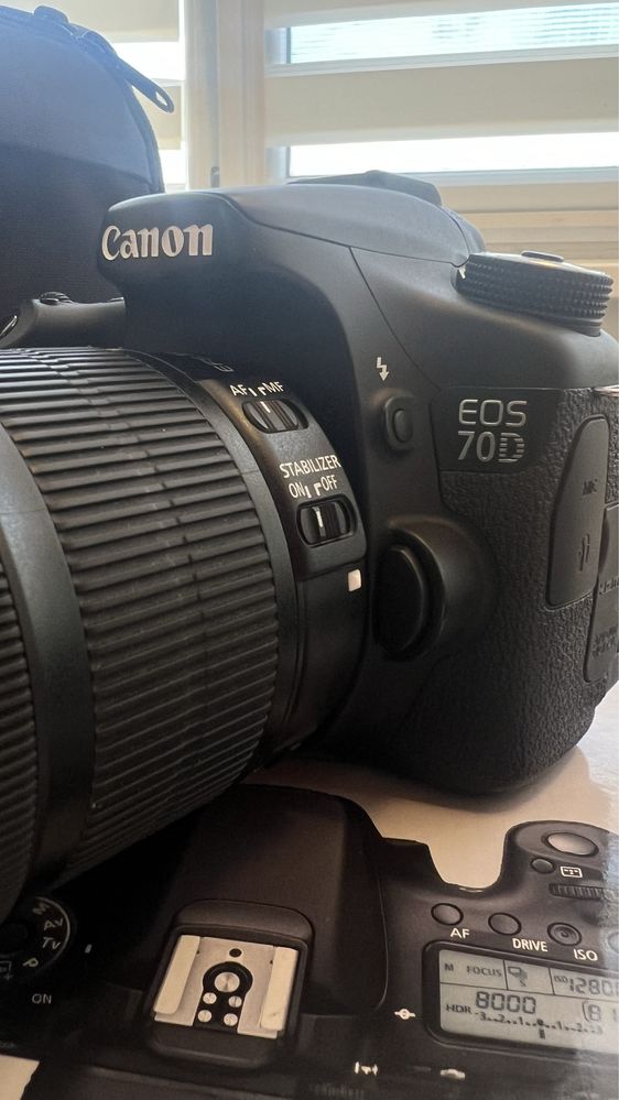 Canon 70D, 18-130mm, 50mm, 430EX + full box/accesorii