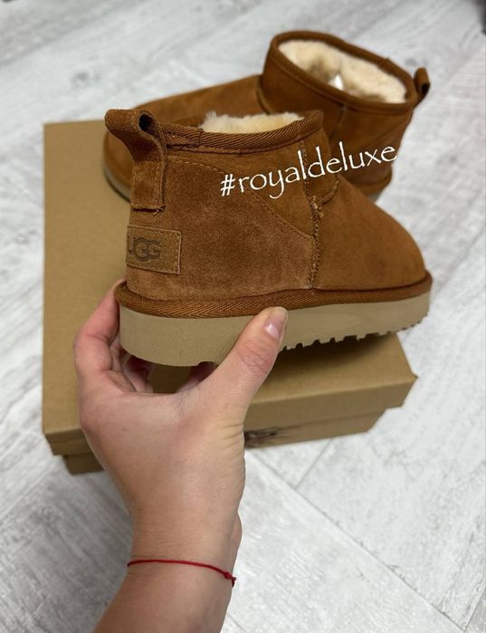 UGG piele și blană naturală, premium, pe comanda