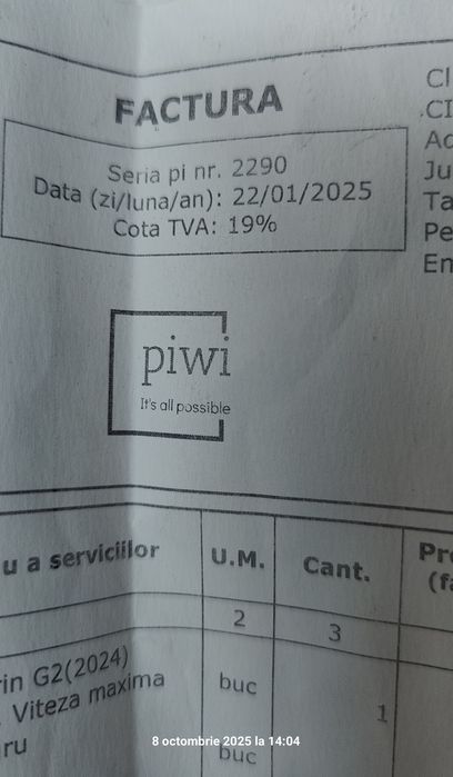Trotineta electrica kukirin g2 cu acte in garanție inca