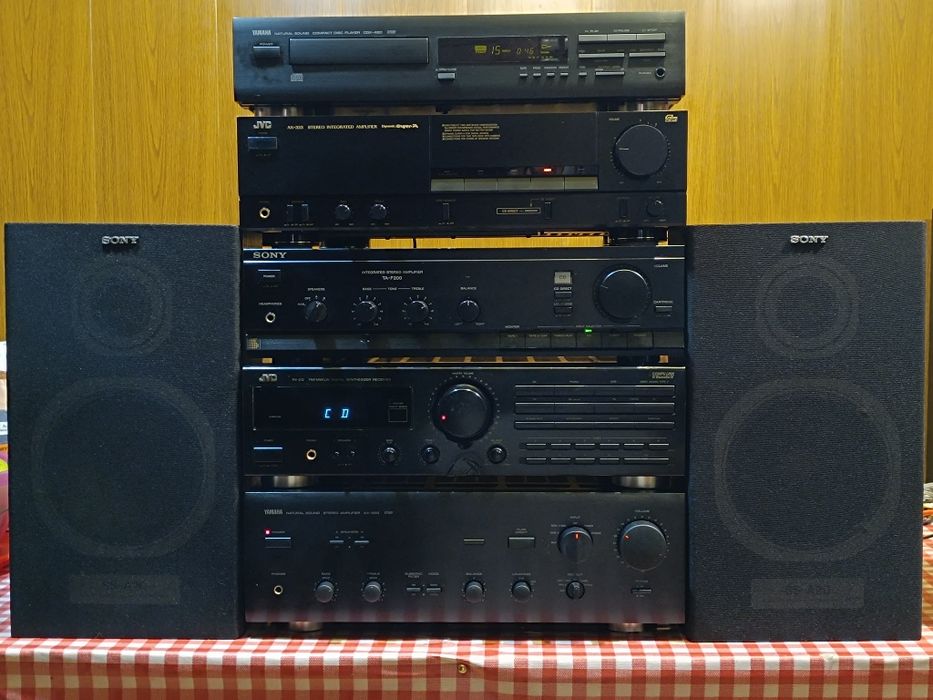 Amplificator Yamaha, Sony, JVC